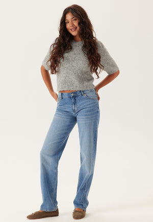 Low Waist Straight Jeans