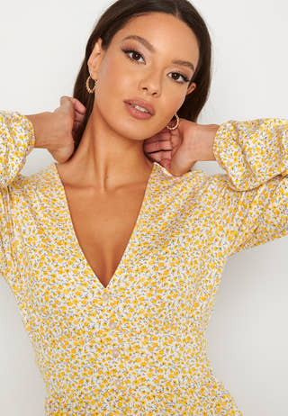 Luella button dress