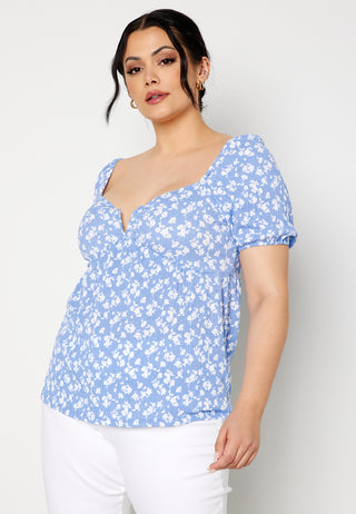 Manda puff sleeve top