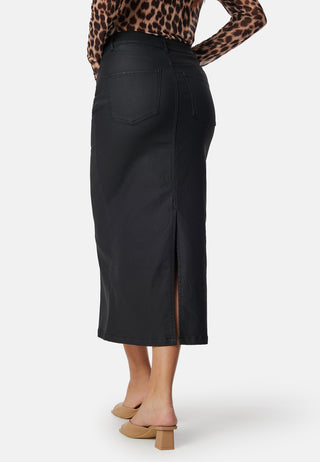 Midi Coated Skirt