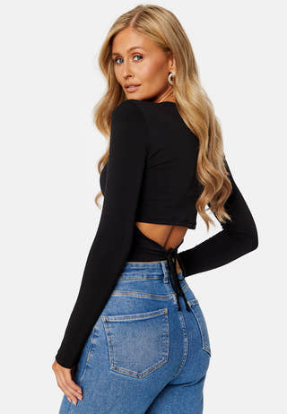 Mika open back top