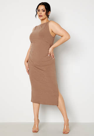 Minea drapy sleeveless dress