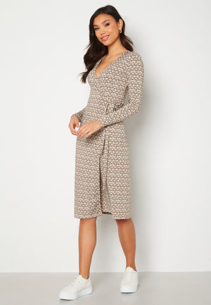 Wrap Midi Dress