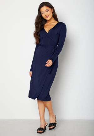Wrap Midi Dress