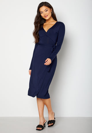 Wrap Midi Dress