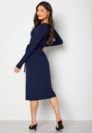 Wrap Midi Dress