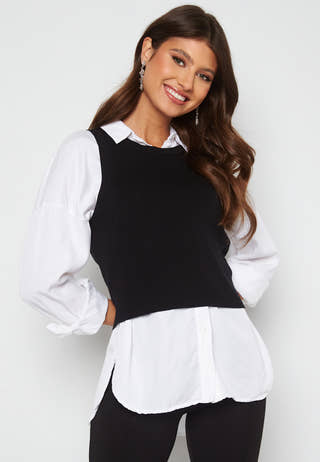 Noelia knitted vest