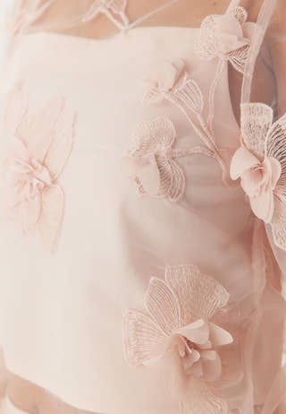 3D Floral T-shirt Blouse