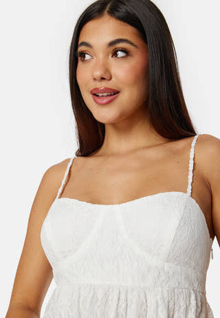 Lace Strap Short Dress