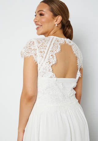 Open Back Lace Gown