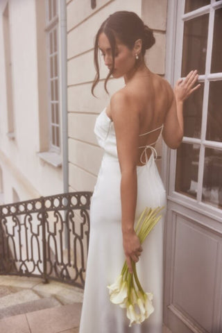 Bandeau wedding Gown