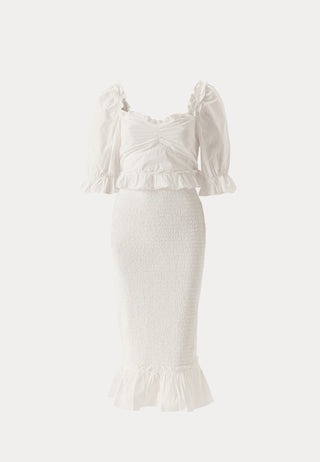 Bustier Smock Ankle Dress