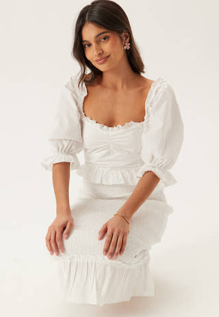 Bustier Smock Ankle Dress