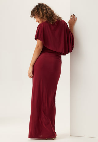 Cape Soft Maxi Dress