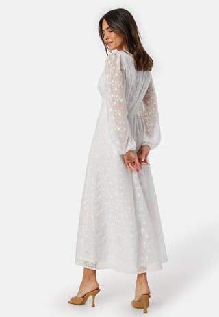 Embroidered Midi Dress