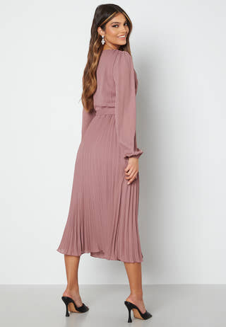 Christa Pleated Midi Dress