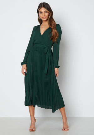 Christa Pleated Midi Dress
