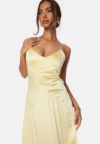 Satin Strap Gown