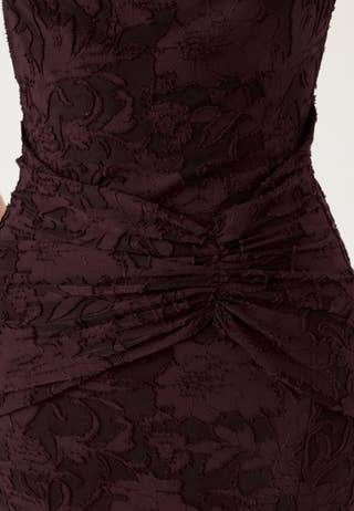 Deep Waterfall Mermaid Gown