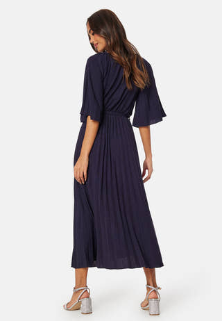 Elsina Pleated Sparkling Dress