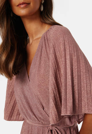 Elsina Pleated Sparkling Dress