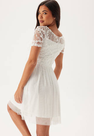 Floral V-Neck Short Dress