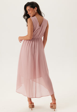 High-Low Sleeveless Chiffon Dress