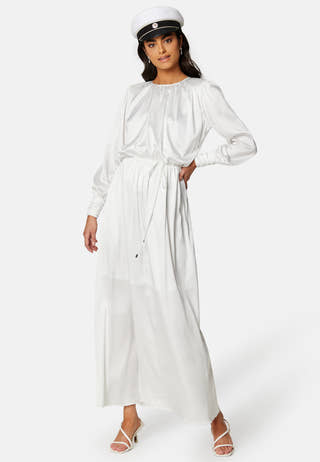 Klara Satin Maxi  Dress