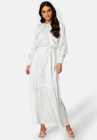 Klara Satin Maxi  Dress