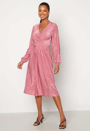 Wrap Tie Midi Dress