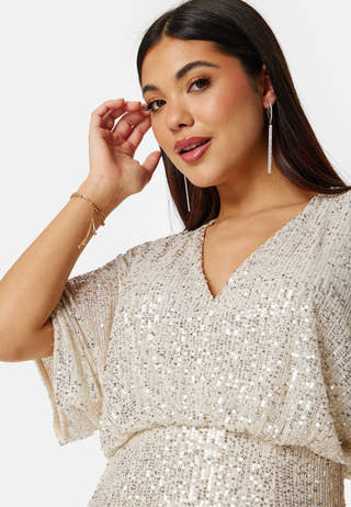 Sequin S/S Gown
