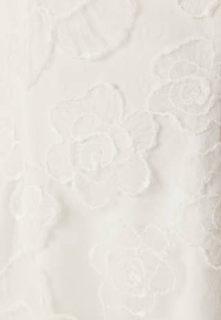 Puff Sleeve Embroidered Dress