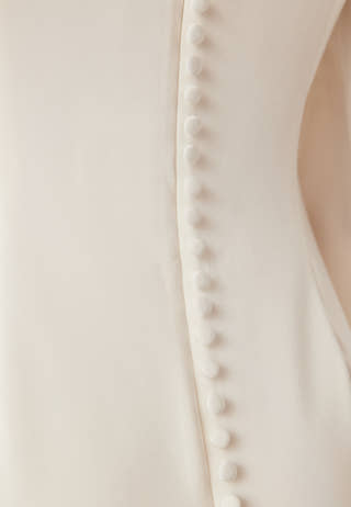 Puff Sleeve Wedding Gown