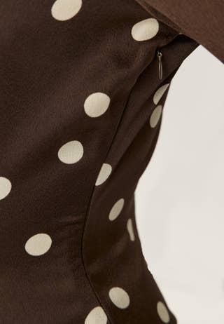 Ruched Front Midi Dress