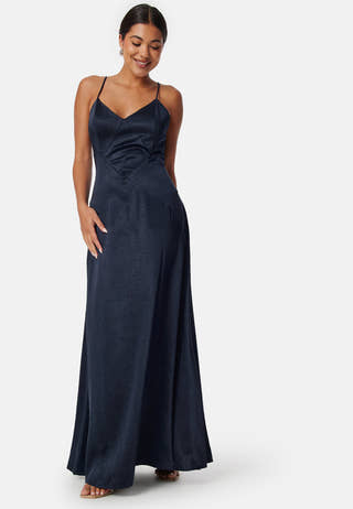 Satin Strap Gown