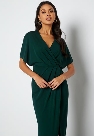 Wrap Slit Maxi Dress