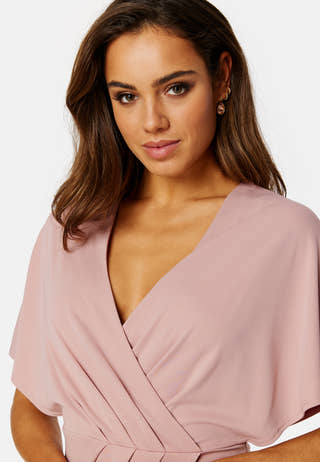 Wrap Slit Maxi Dress