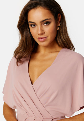 Wrap Slit Maxi Dress