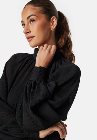 Structured Bow Midi Dress