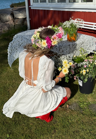 Tie Back Short Dress