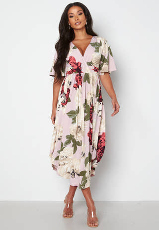 Valeria Butterfly Sleeve Dress