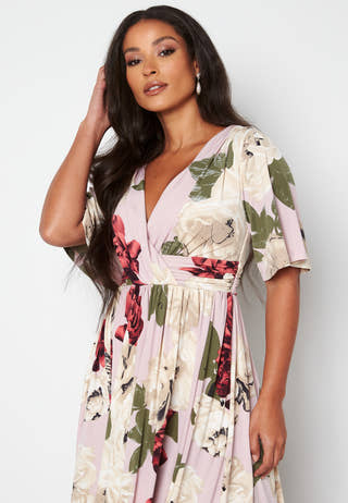 Valeria Butterfly Sleeve Dress