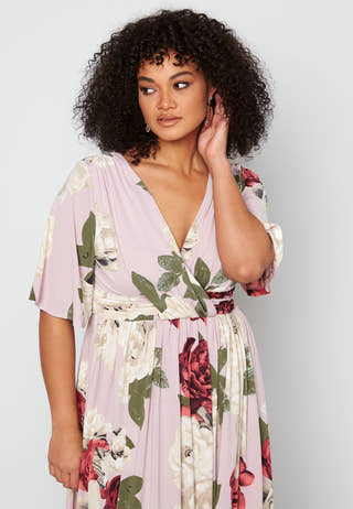 Valeria Butterfly Sleeve Dress