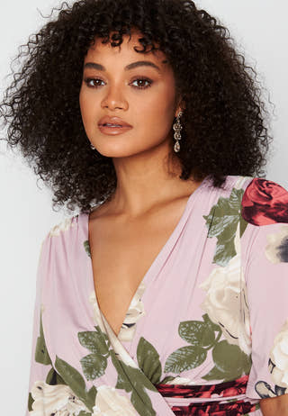 Valeria Butterfly Sleeve Dress