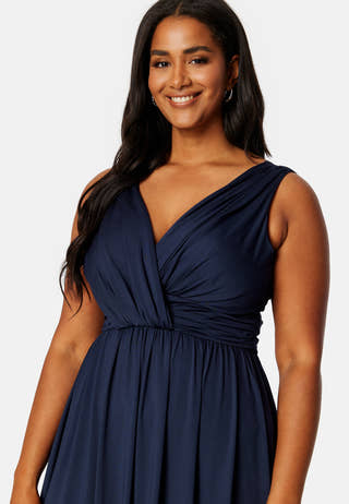 Draped Soft Midi Dress