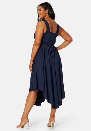 Draped Soft Midi Dress