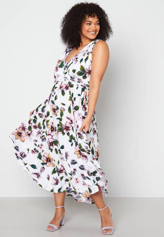 Draped Soft Midi Dress