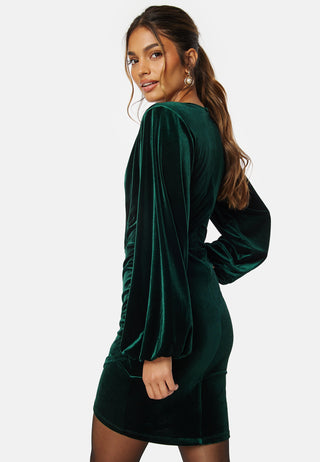 Velvet Wrap Dress