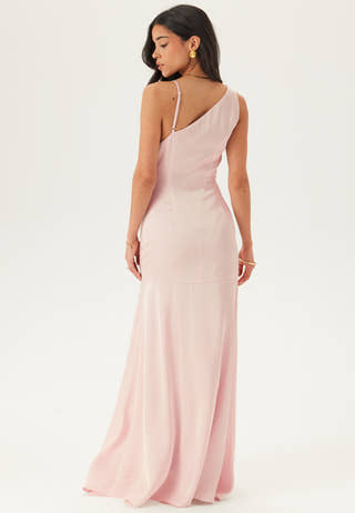 Waterfall Mermaid Satin Gown