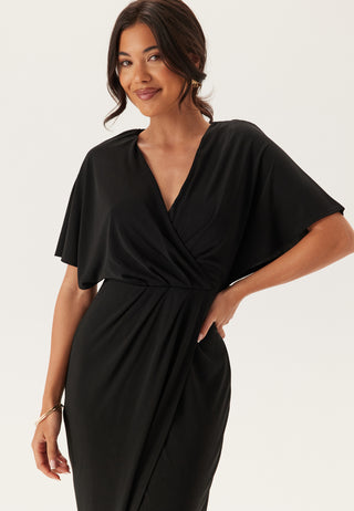 Wrap Slit Maxi Dress